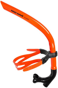 Mad Wave Pro Snorkel Orange